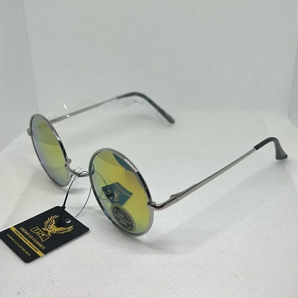Hippie Retro Mirrored Sunglasses